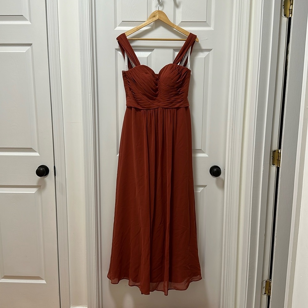Azazie Bridesmaid Dress - Terracotta